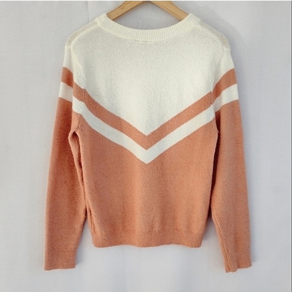 ROXY💜Requiem Mood Colorblock Sweater Small - Picture 2 of 11